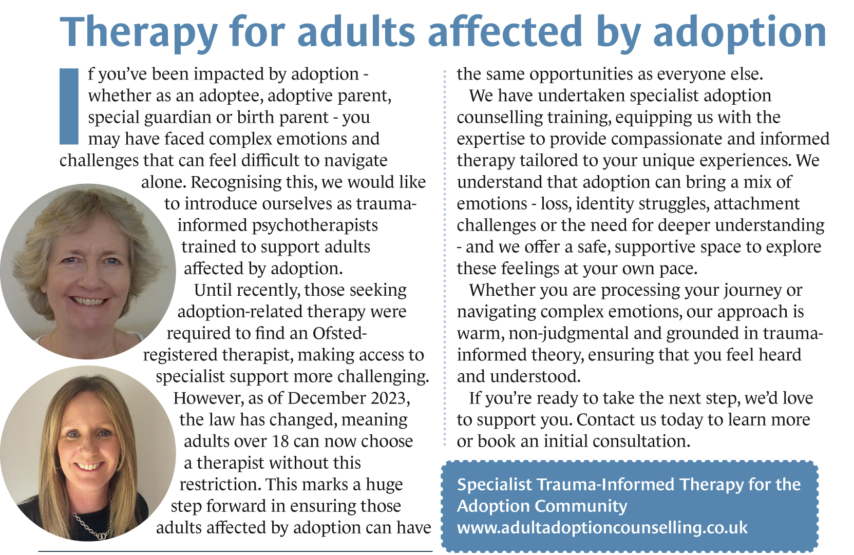 Adult Adoption Service JunJul25